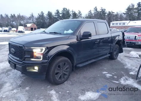 2020 Ford F-150 Lariat from USA, damaged, VIN 1FTEW1EP2LFC69800